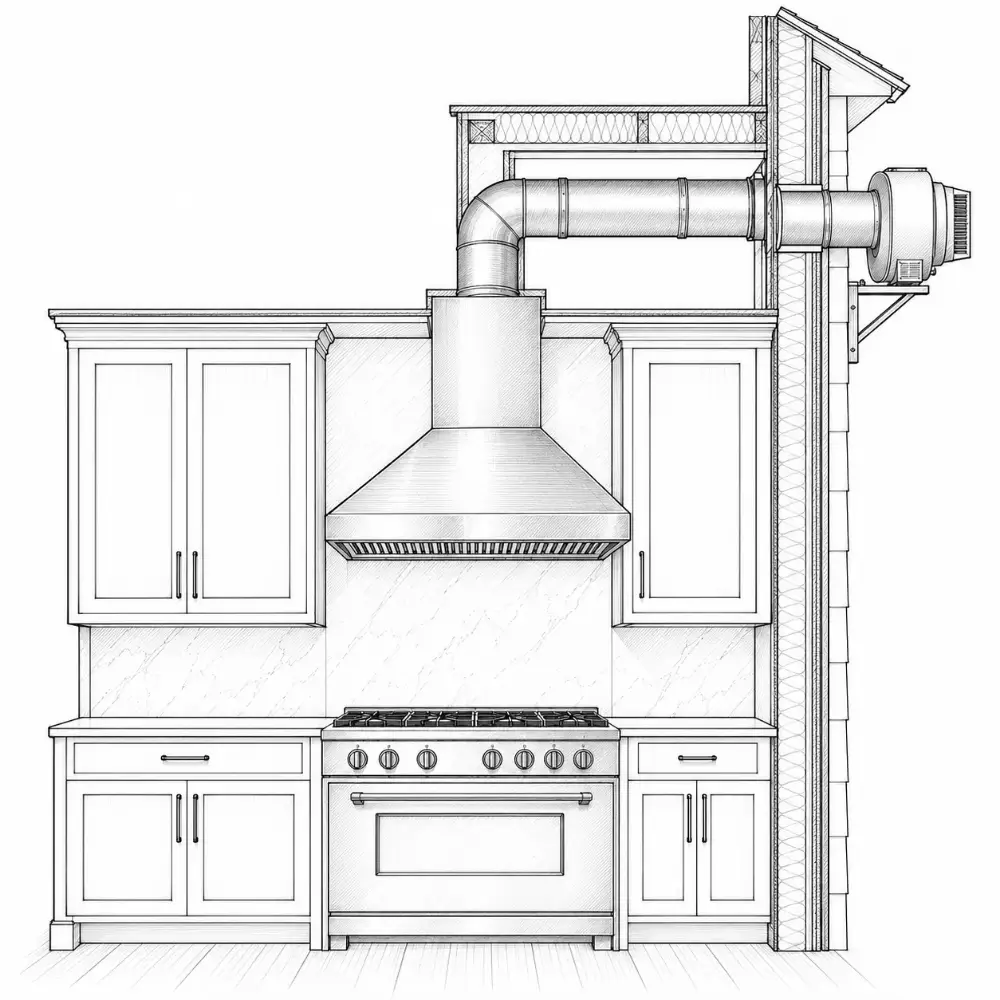 Drawing: hood (kitchen)
