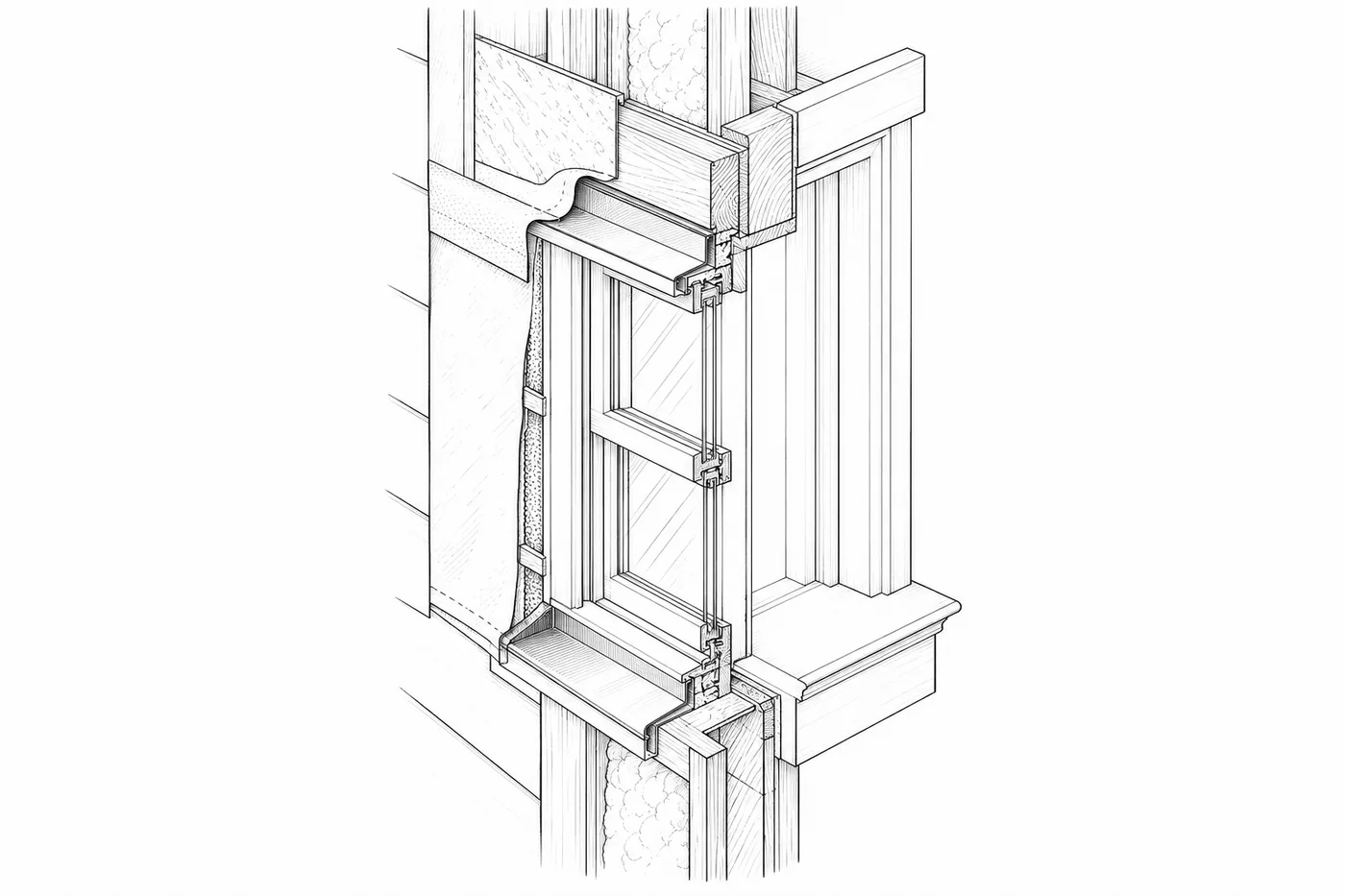 Window installation section